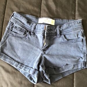 hollister blue shorts